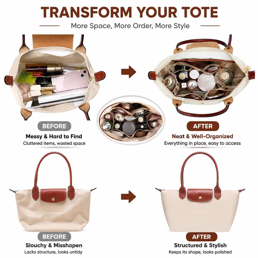 Handbag Organizer With Handle